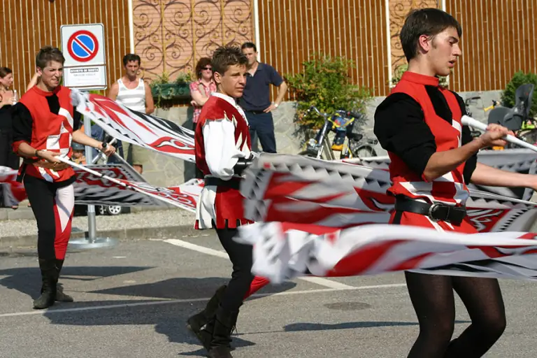 Sbandieratori di Assisi a Premenugo nel 2008