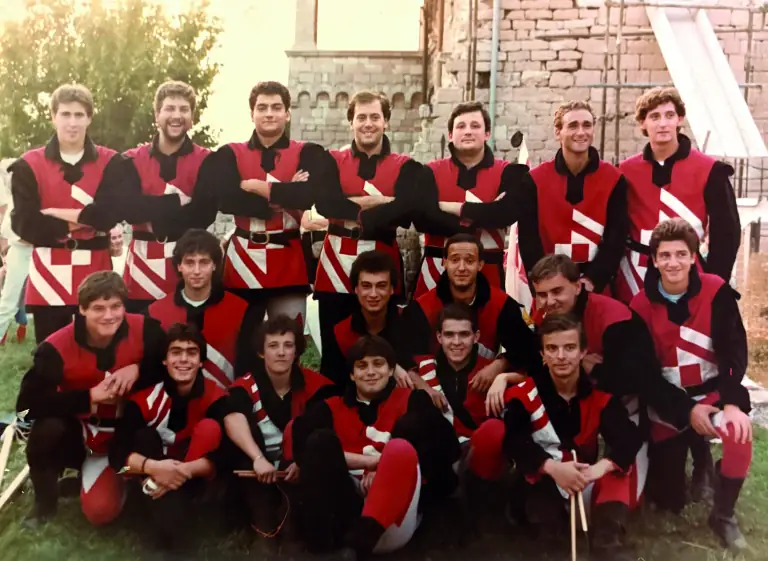 Sbandieratori di Assisi ad Assisi nel 1983