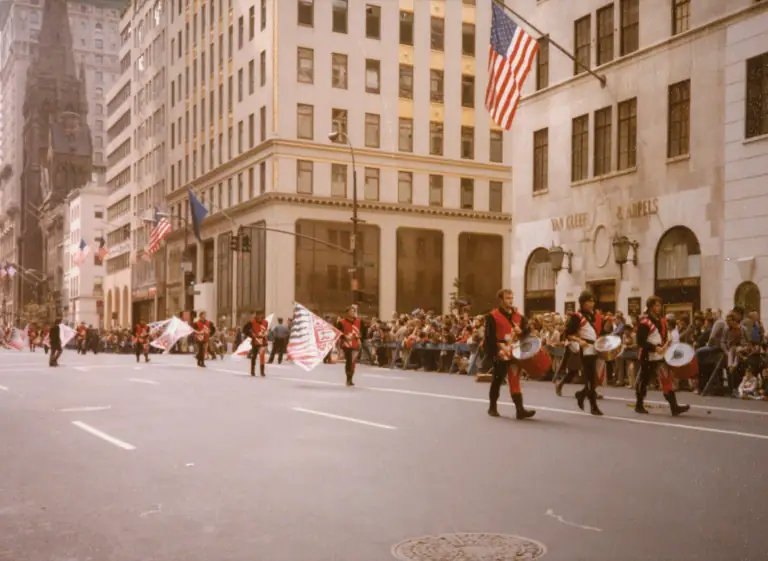 Sbandieratori di Assisi a USA nel 1984