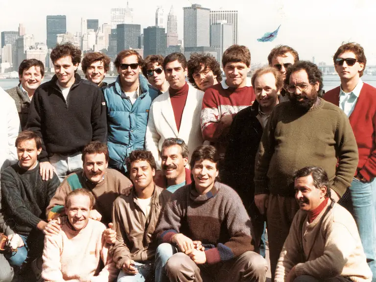 Sbandieratori di Assisi a USA nel 1984