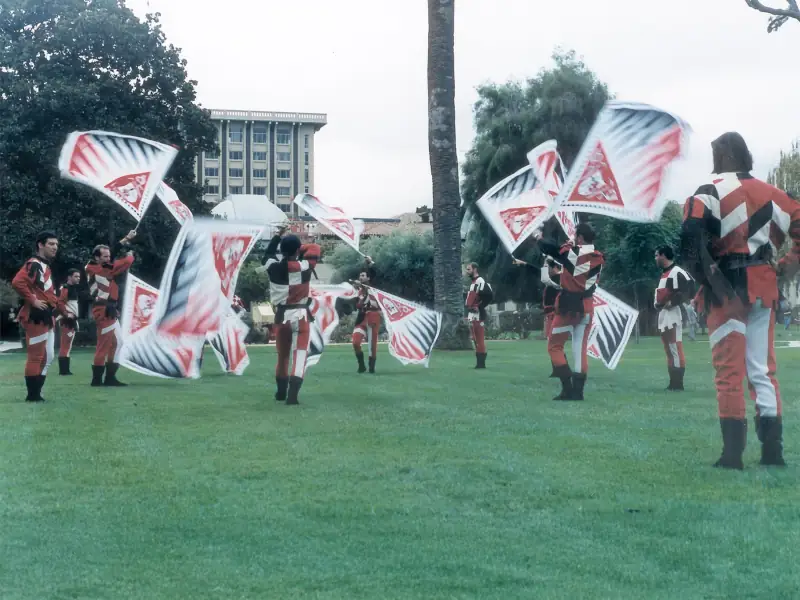 Sbandieratori di Assisi a USA nel 1996