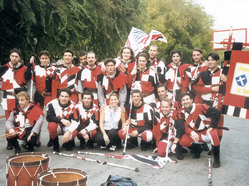 Sbandieratori di Assisi a USA nel 1996
