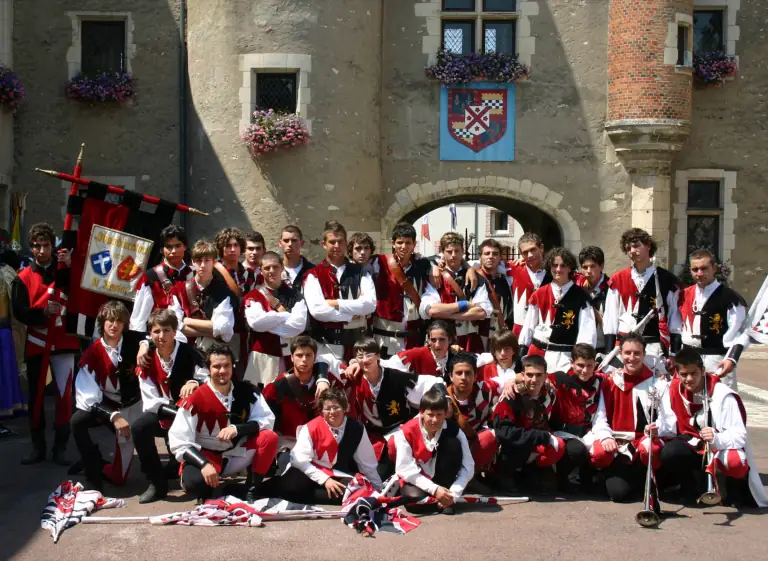 Sbandieratori di Assisi a Francia nel 2006