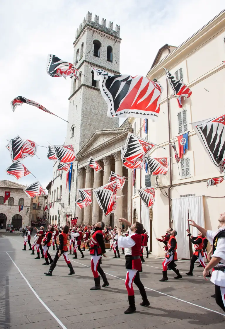 Sbandieratori di Assisi ad Assisi nel 2015