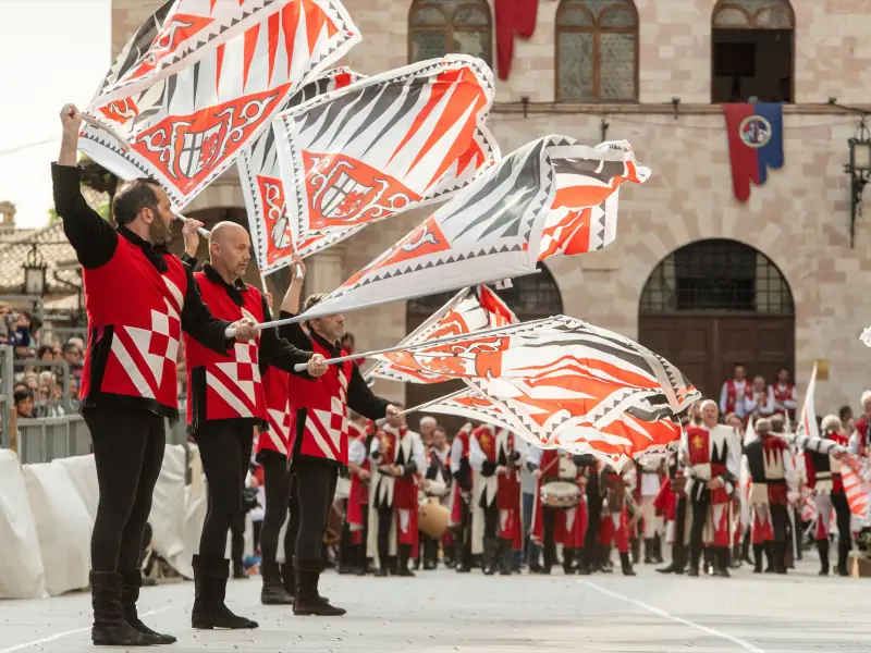 Sbandieratori di Assisi ad Assisi nel 2025